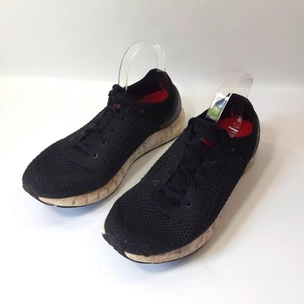 Under Armor HovR Sonic Size 10 Black, Red and White Marbled Soles Athletic Shoes
